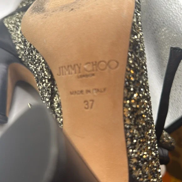 Jimmy Choo Henrietta Glitter Boots